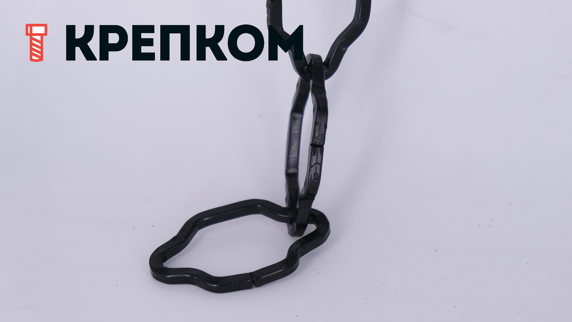Цепь декоративная стальная "Готическая" Goralmet, черная - фото