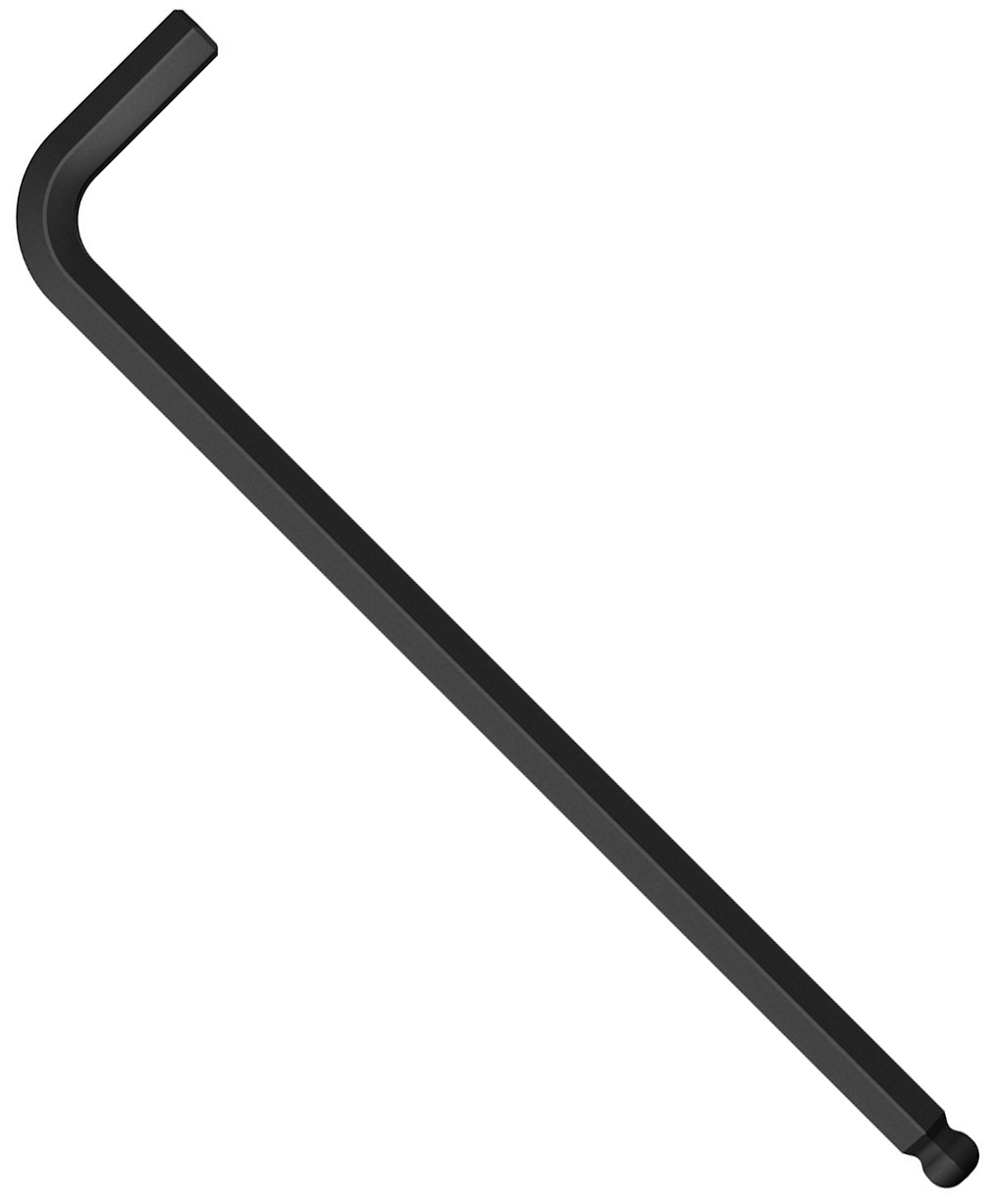 Ключ шестигранный дюймовый с шаром WIHA 369 Zoll B, черный - фото