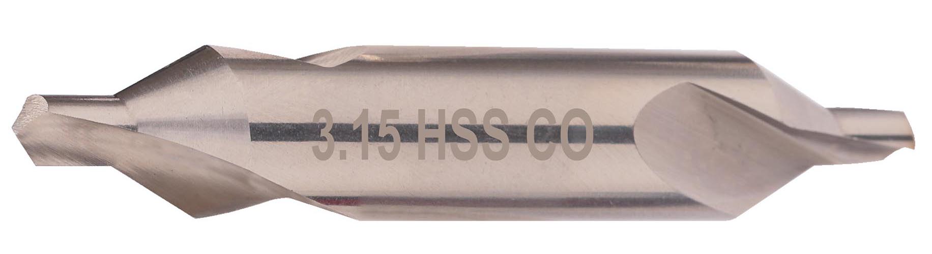 Сверло центровочное по металлу форма A HSSE-Co5 DIN333 H-Tools - фото