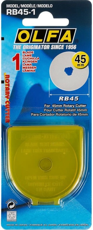 Лезвие круглое для ножей 45 мм OLFA OL-RB45-1 - фото