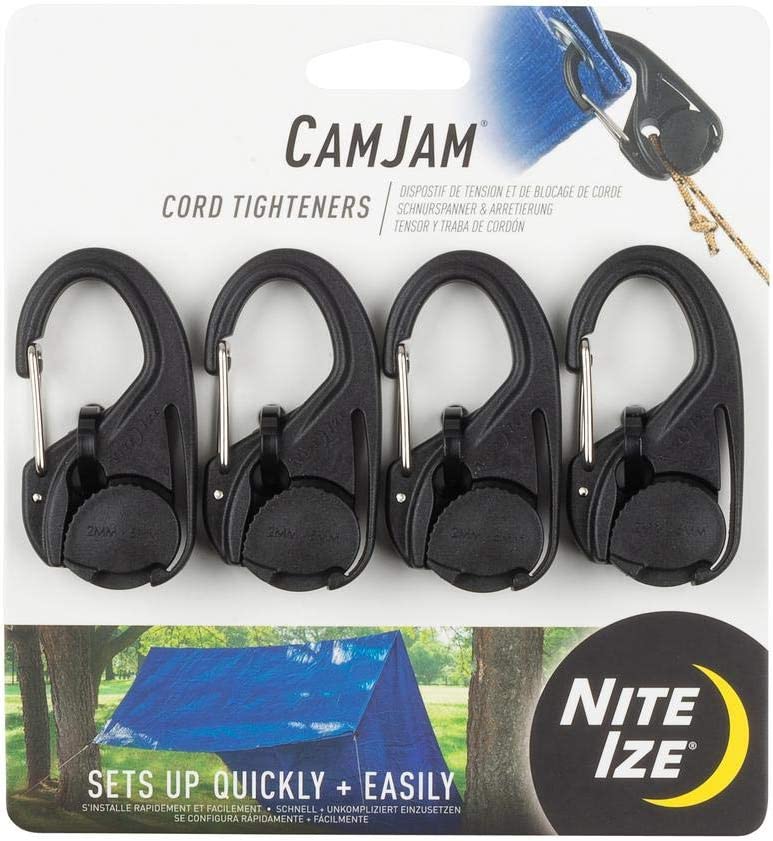 Карабин для натяжения веревок и шнуров Nite Ize CamJam NCJ-01-4R3, 4 шт - фото