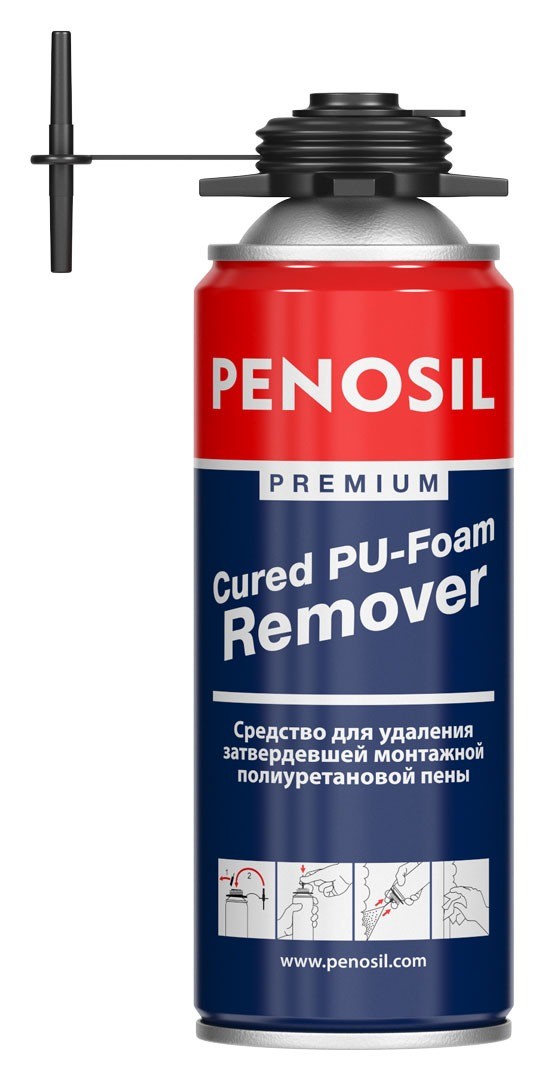 Размягчитель полиуретановой пены PENOSIL Premium Cured PU-Foam Remover 430 мл 218917 - фото