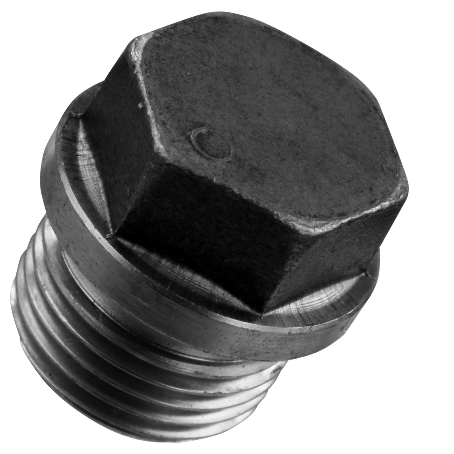 Пробка-заглушка G 1 1/2" с шестигранной головкой и фланцем DIN 910, сталь без покрытия - фото