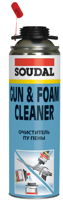 Очиститель монтажной пены Soudal Gun & Foam Cleaner 500 мл 122716 - фото