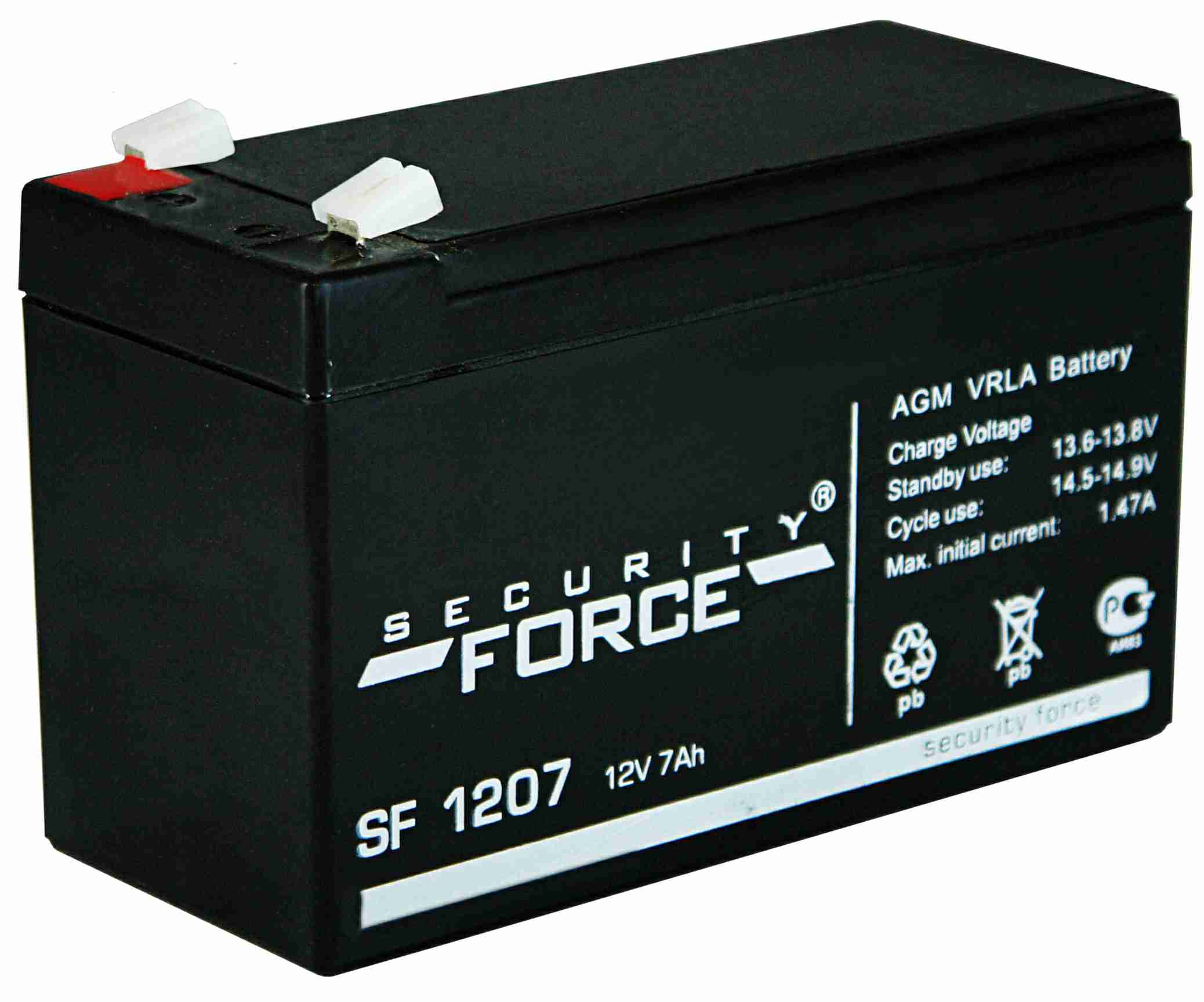 Аккумулятор  Force SF 1207 AGM VRLA: характеристики и цены в .
