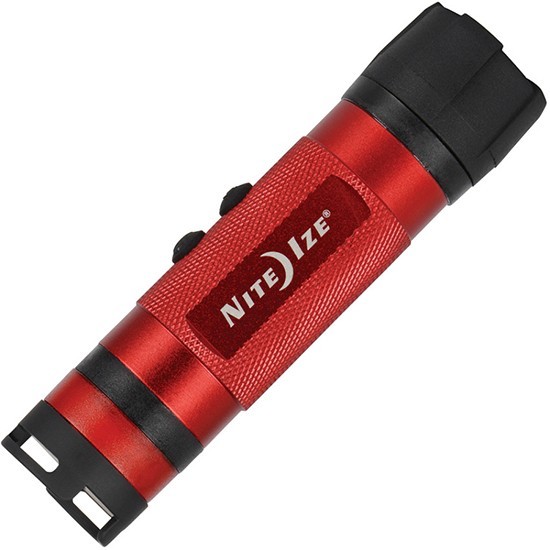 Светодиодный фонарь Nite Ize 3-in-1 LED Mini Flashlight NL1A-10-R7, 80 люмен (красный) - фото