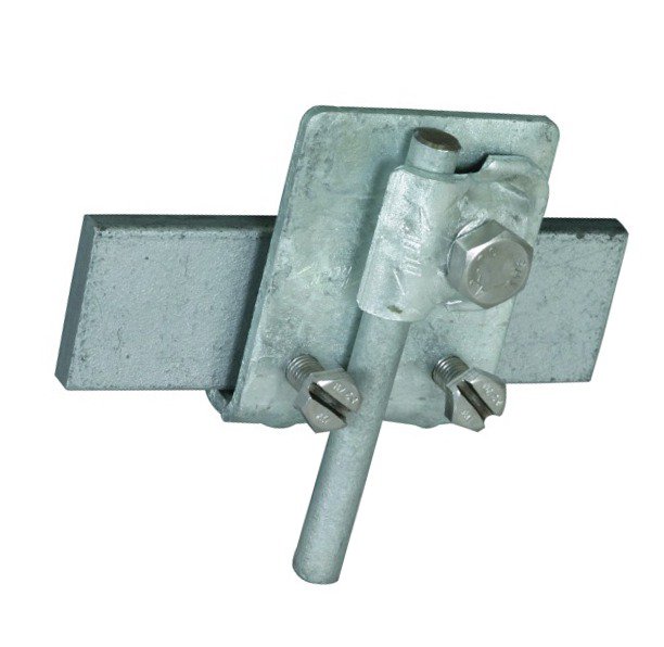 Фальцевая клемма с зажимом, для монтажа проводников на фальц 0,7-10 мм, медь - фото