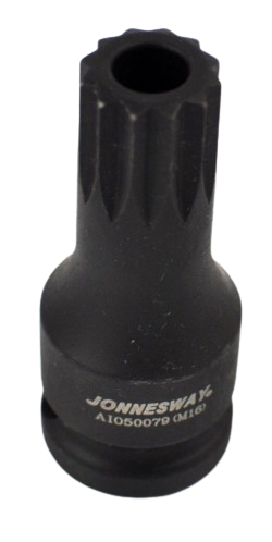 Насадка М16 tamperproof, 1/2''DR для сливных пробок картеров агрегатов трансмиссий а/м VAG Jonnesway AI050079 - фото