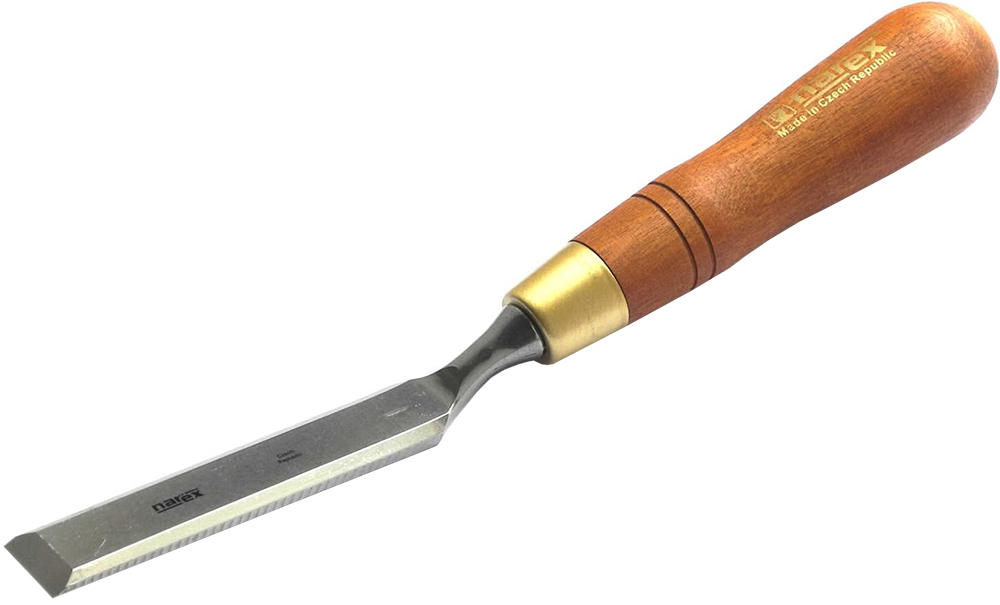 Стамеска плоская изогнутая с ручкой Narex Wood Line Plus - фото