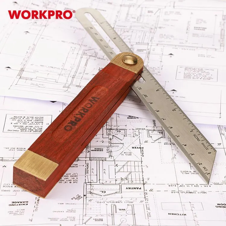 Малка-угломер 230 мм Workpro WP264006, деревянная ручка - фото