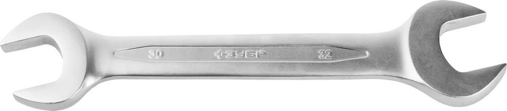 Рожковый гаечный ключ 30 x 32 мм, ЗУБР 27027-30-32 - фото