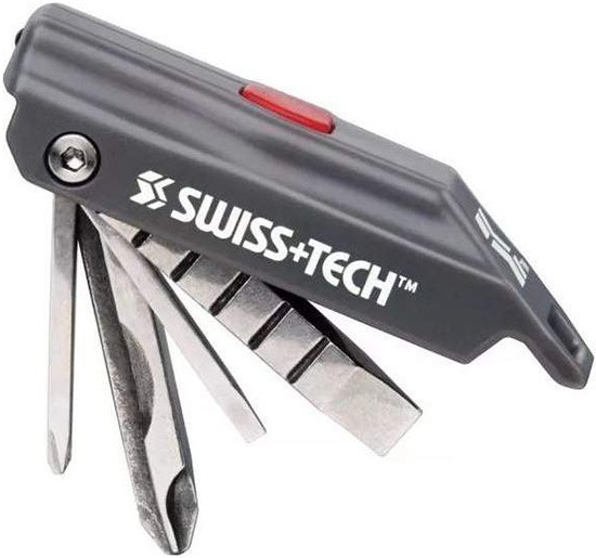 Мультитул-брелок Swiss+Tech Screwz-All 7-in-1 ST50035 (серый) - фото