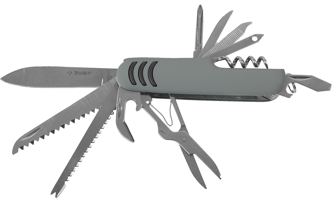 Нож складной 12 в 1 складной 90 мм ЗУБР Мастер 47780 - фото