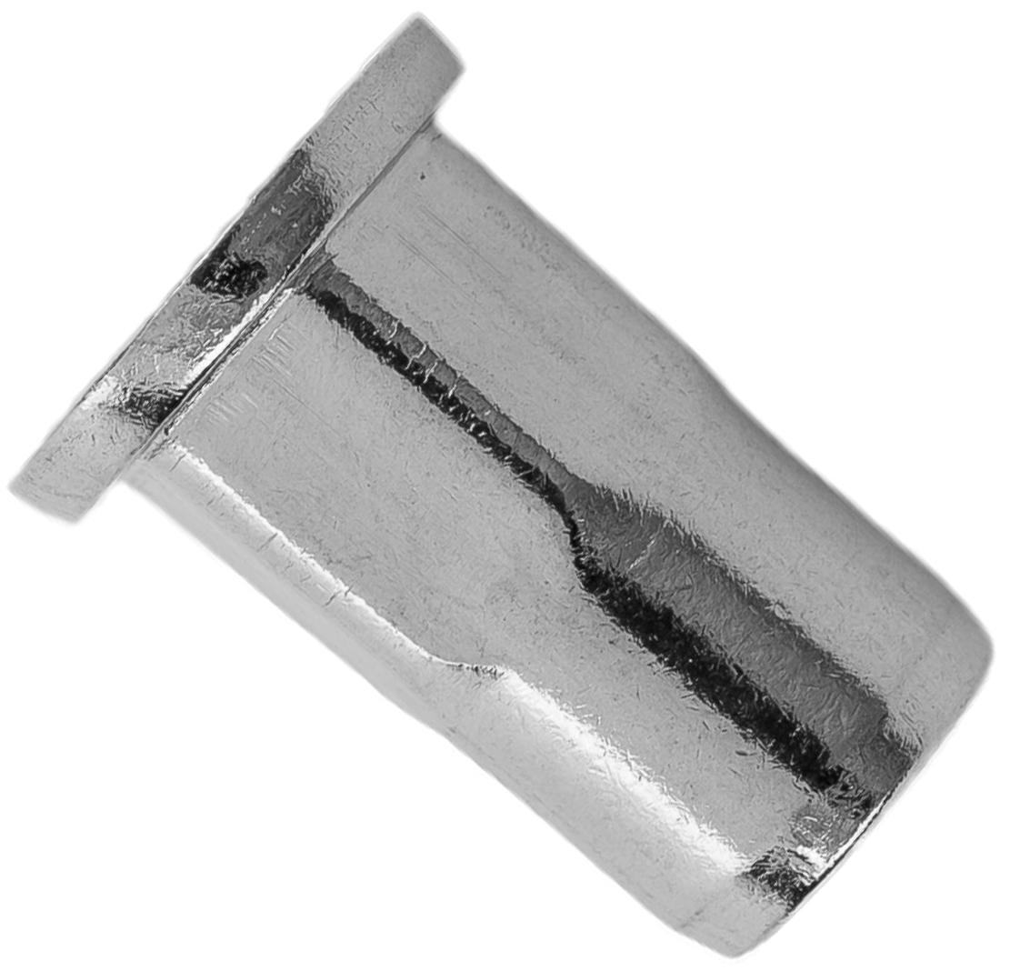 Резьбовая заклепка М4 полушестигранная, закрытая, нержавеющая сталь А2, 1 000 шт - фото