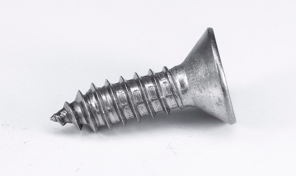 Саморез с потайной головкой ISO 7050 (DIN 7982) форма C, нержавеющая сталь А2 - фото
