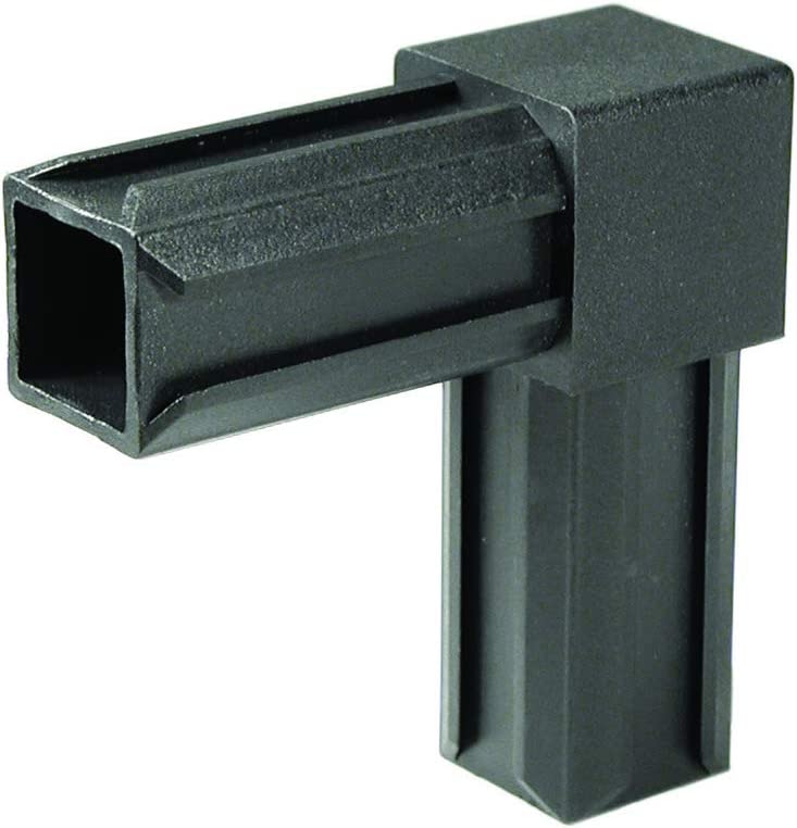 Соединитель 2-палый угловой для труб 20х20 мм Gah Alberts 426361, полиамид - фото