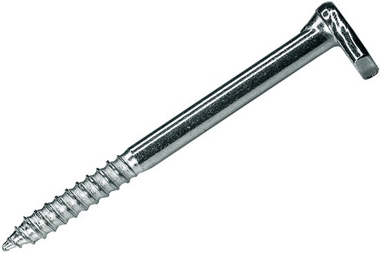 Саморез-крюк 5,8х80 со шлицем TORX 88143, оцинкованный от Крепком