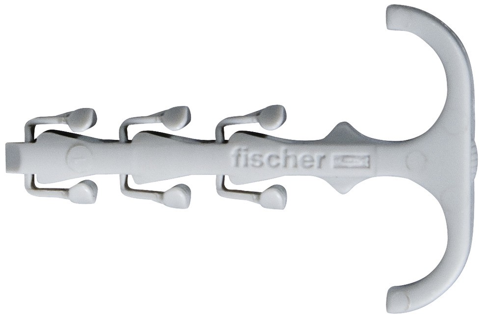 Скоба двухсторонняя для труб и кабелей Fischer SF plus ZS 18 048161, нейлон - фото