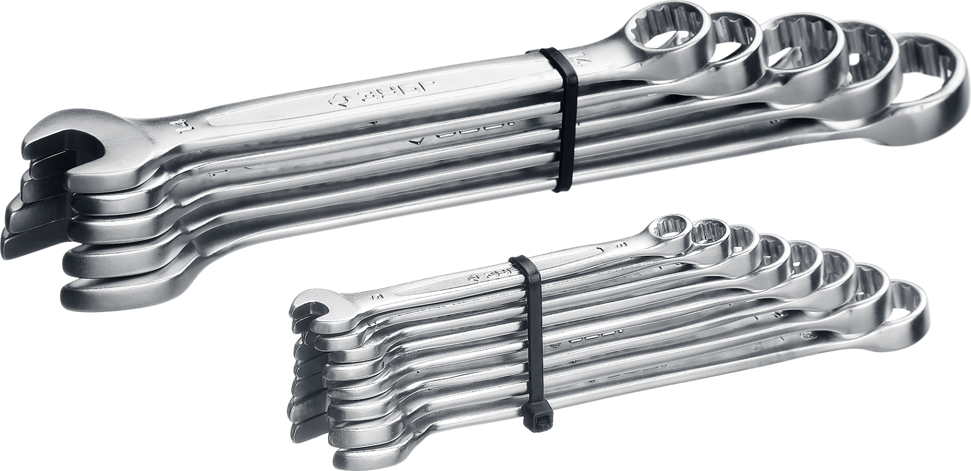Набор комбинированных гаечных ключей 6-22 мм, ЗУБР 27095-H13, 13 штук - фото