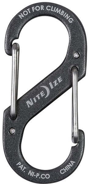Карабин алюминиевый Nite Ize S-Biner SBA2-09-R6, размер 2, серый - фото