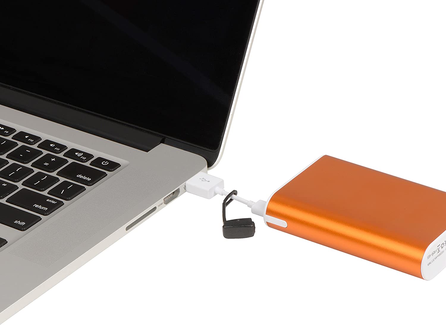 Брелок для ключей Nite Ize PowerKey Micro-USB PKYU-19-R7, оранжевый - фото