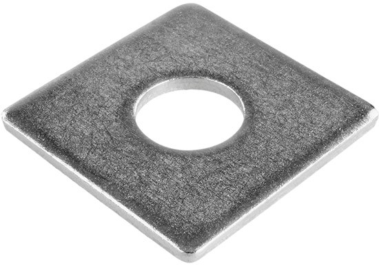Шайба квадратная М10 DIN 436, нержавеющая сталь А2 - фото