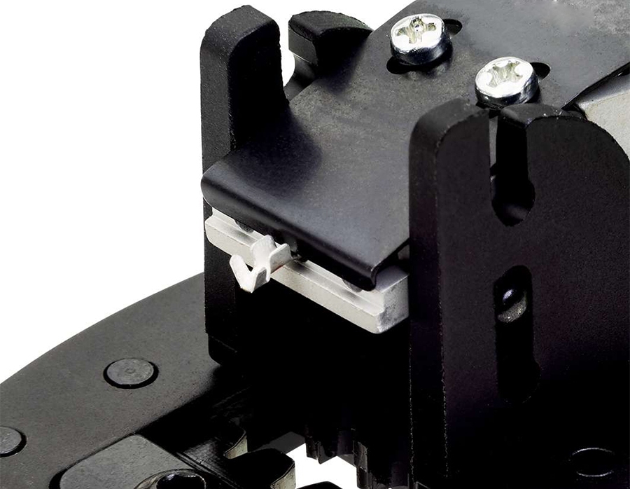 Пресс-клещи для контактов TE-MQS 3 гнезда 0,25 - 0,5 мм² Rennsteig PEW 6 RE-61668231, воронёная сталь - фото