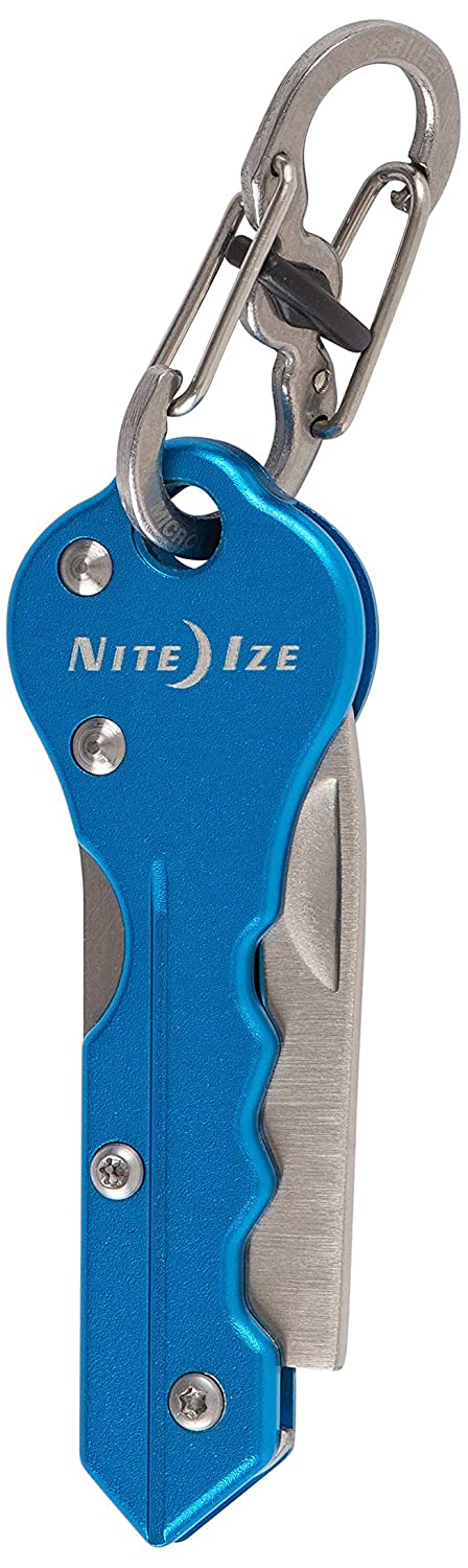 Нож-брелок Nite Ize DoohicKey Hook Knife KMTC-03-R7, синий - фото