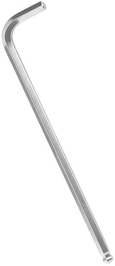 Ключ шестигранный имбусовый 17 мм с шариком Bondhus BriteGuard (хромированный) 17086 - фото
