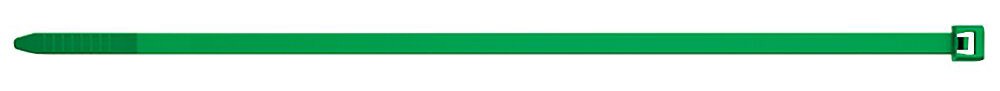 Кабельная стяжка нейлоновая Fischer GBN, зеленая - фото