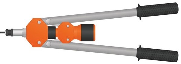Заклепочник ручной для резьбовой заклепки Fasty RKM-160, M4 - M12