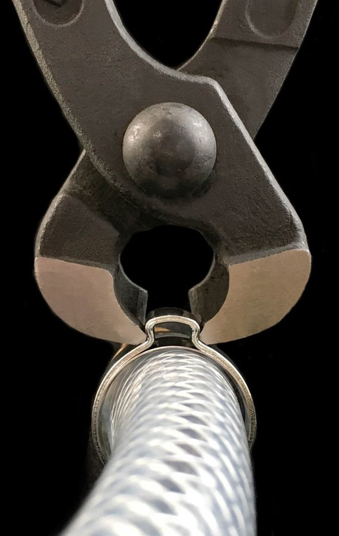 Хомут ушной с внутренним кольцом MIKALOR, оцинкованная сталь W1 - фото