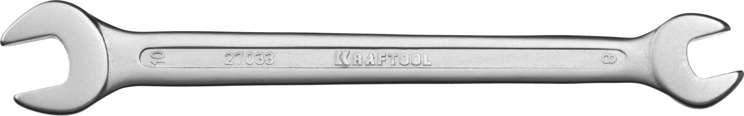 Рожковый гаечный ключ 8х10 мм, KRAFTOOL 27033-08-10