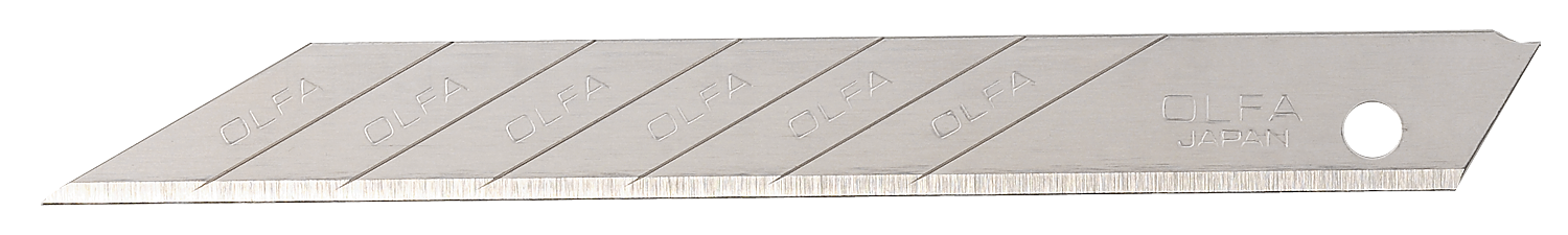 Сегментированное лезвие 9 мм OLFA OL-SAB-10B, 10 шт - фото