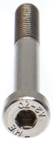 Винт с низкой цилиндрической головкой и внутренним шестигранником DIN 7984, нержавеющая сталь А2 - фото