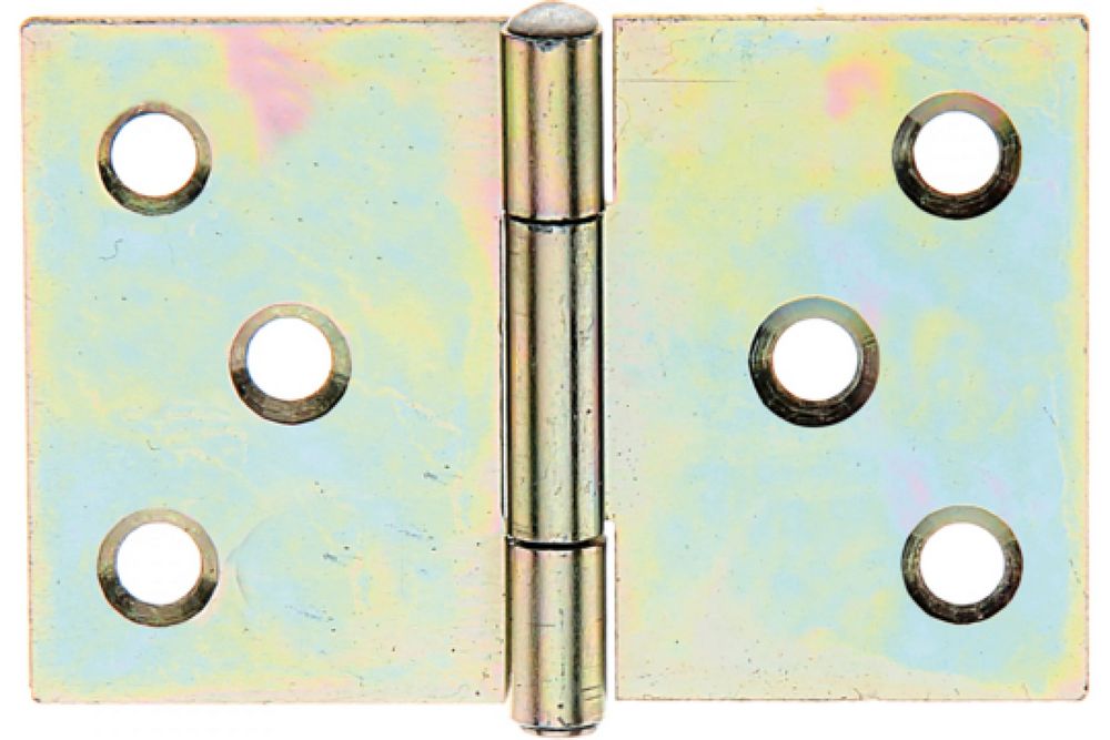 Петля дверная широкая Gah Alberts, оцинкованная сталь - фото