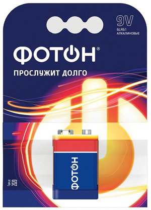 Батарейка Крона ФОТОН 6LR61 КP1