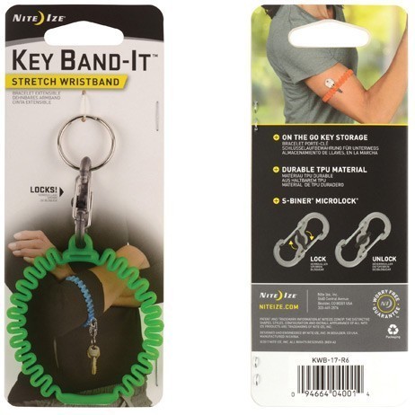Брелок для ключей на запястье Nite Ize KeyBand-It KWB-17-R6 (зеленый) - фото