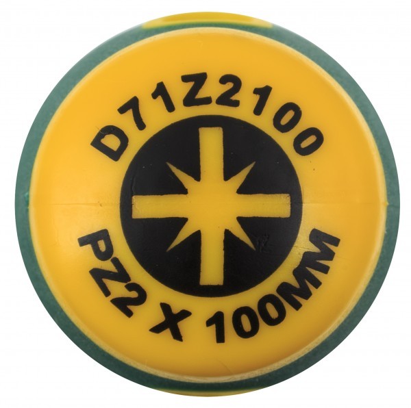 Отвертка Pozidriv PZ2х100 мм Jonnesway ANTI-SLIP GRIP D71Z2100