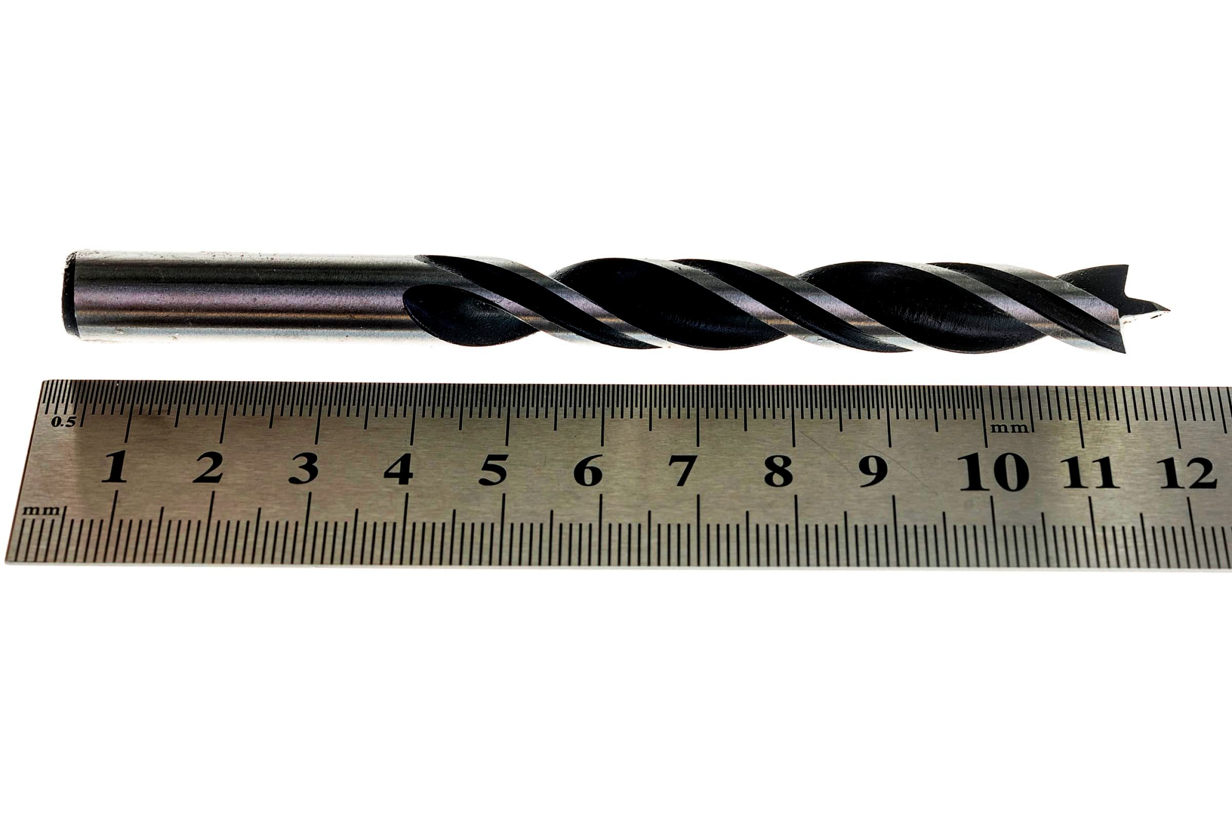 Набор спиральных сверл по дереву 3-10 мм, 8 шт Robust Line Bosch 2607010533, М-образная заточка - фото