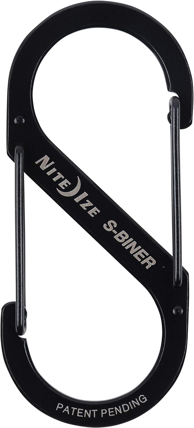 Набор карабинов #4 Nite Ize S-Biner SB4-A1-3R3, нержавеющая сталь, 3 шт - фото