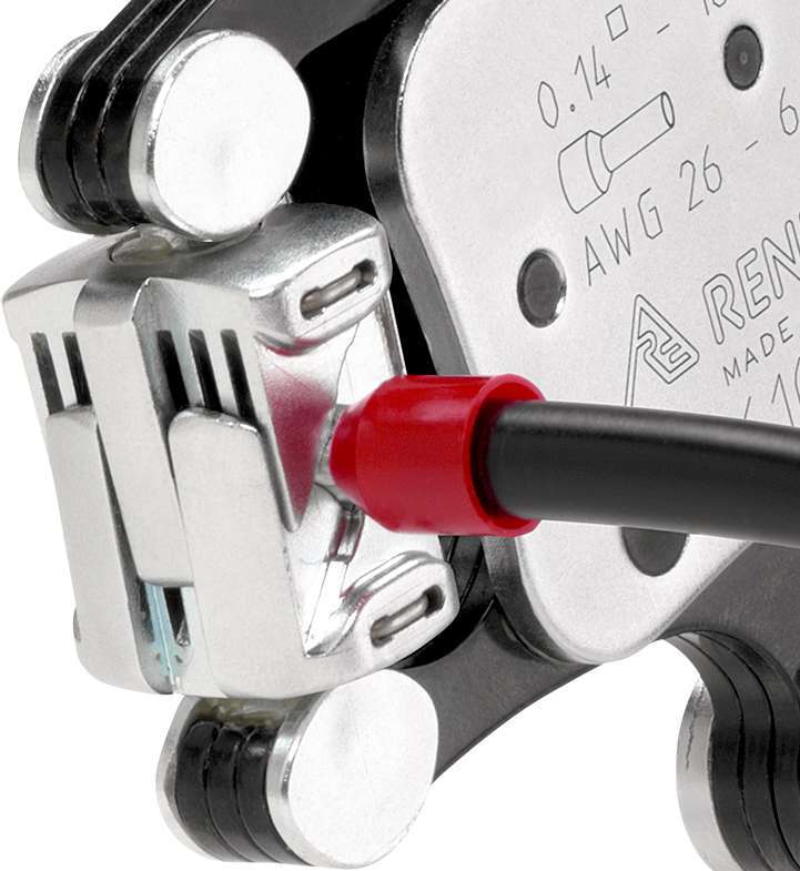 Пресс-клещи для гильз 0,14 - 16 мм² вращаемая 360° плашка Rennsteig Twistor 16 RE-6101906, сталь - фото