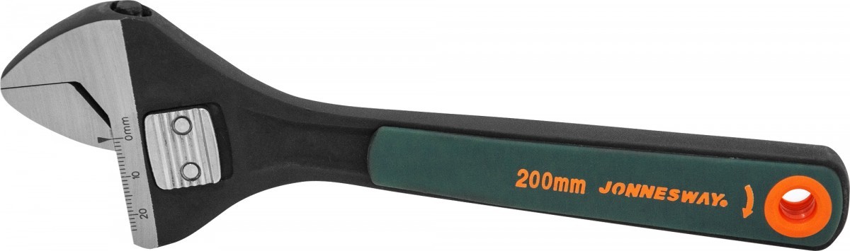 Ключ разводной реечный, 0-24 мм, L-200 мм Jonnesway W27AK8 - фото