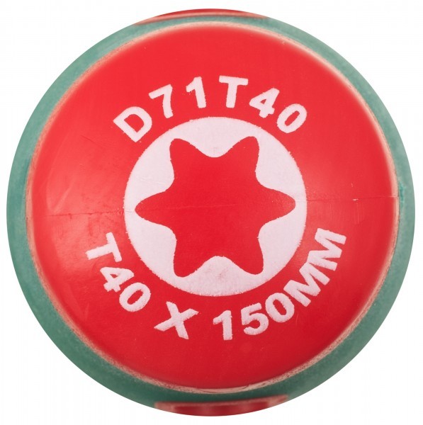 Отвертка TORX T40х150 мм Jonnesway ANTI-SLIP GRIP D71T40