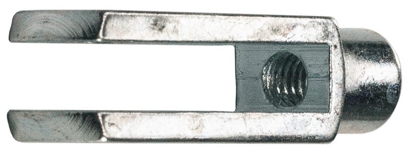 Шарнир вилочный DIN 71752 G, оцинкованная сталь - фото