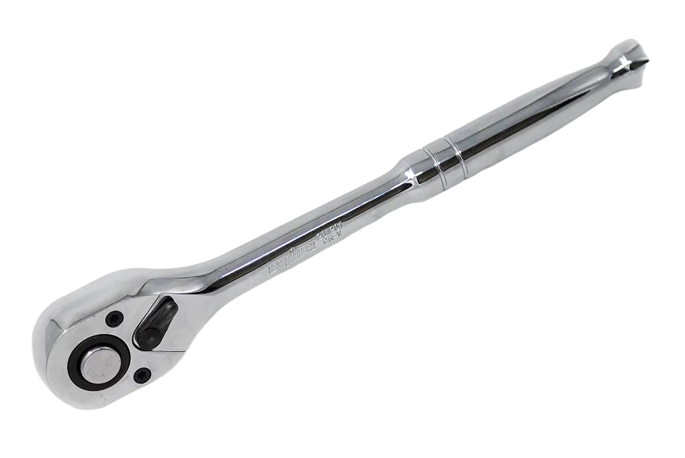 Рукоятка трещоточная 72 зубца, с металлической ручкой Ombra - фото