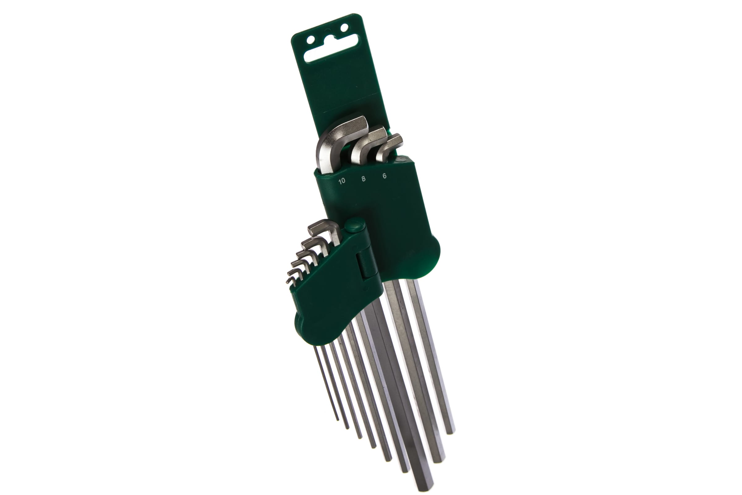 Набор шестигранных укороченных ключей (1,5-10 мм) для труднодоступных мест Jonnesway H03SS109S, 9 штук - фото