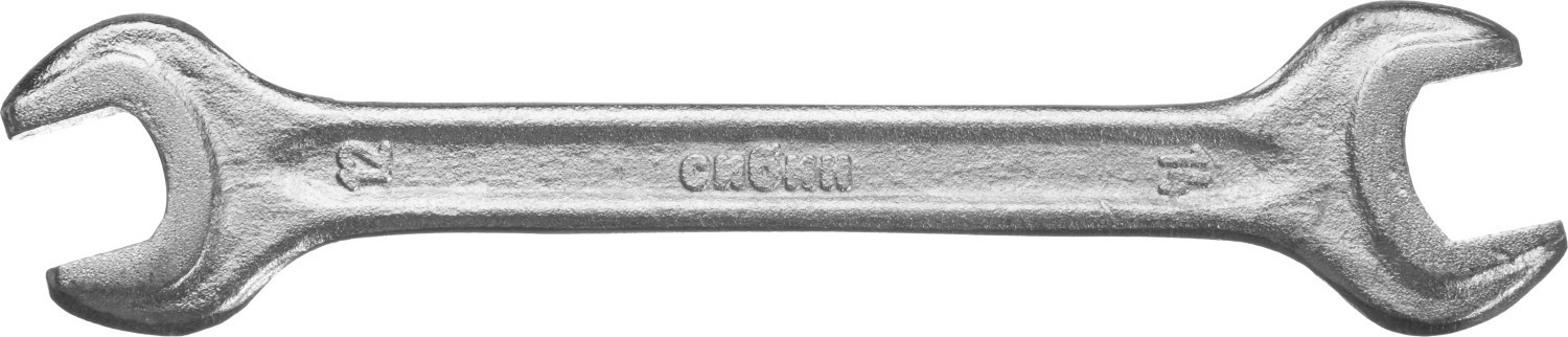 Рожковый гаечный ключ 12 х 14 мм, СИБИН 27012-12-14