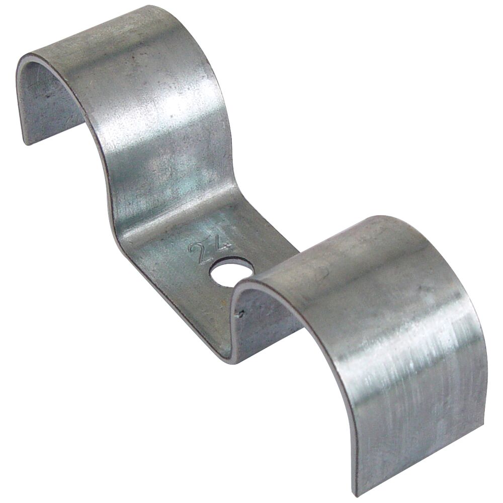 Прижим металлический Fischer BSMZ для труб и кабелей, оцинкованная сталь - фото