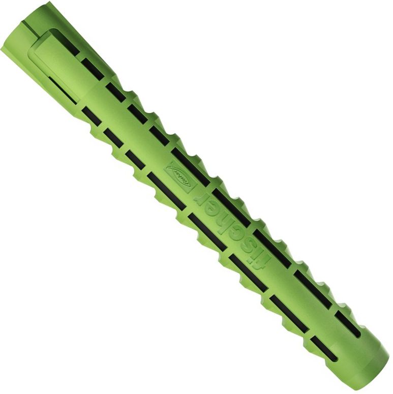 Дюбель SX Green 8x65 Fischer 524863 c увеличенной глубиной анкеровки, зелёный нейлон, 45 шт - фото